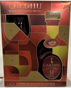 Виски Карду 12 лет + 2 стакана 0,7л (6 бут короб) 